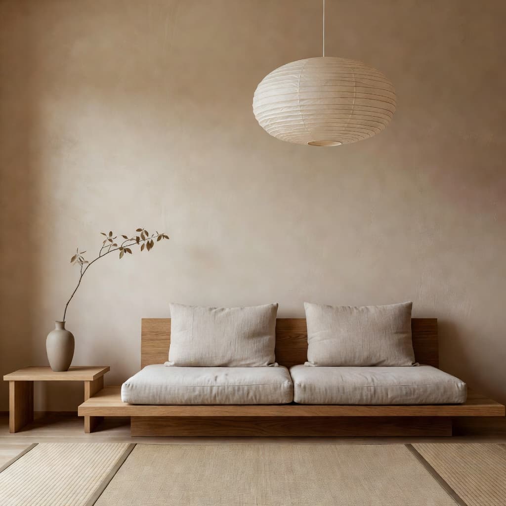 Japandi AI interior design style preview from DecorAI